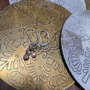 Handmade Oil Slick Earrings